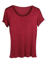 SuyaDream Woman Silk T Shirt Knitted Real Silk Short Sleeved O Neck Solid Basic Tee Simple Summer Top Black White
