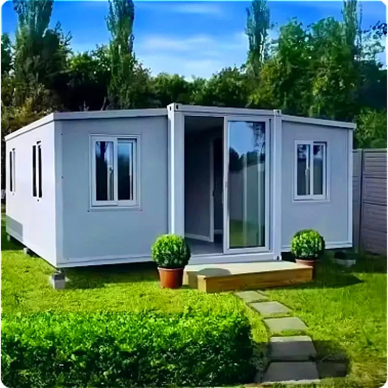 Container House Luxury 40 Feet Assemble Prefab Mobile Home with Pot House Feature for Bedrooms or Mall Use Modular House