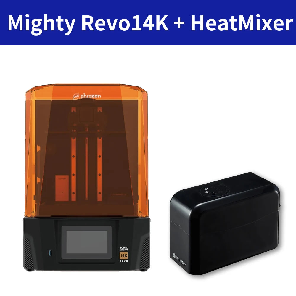Phrozen Sonic Mighty Revo 16K LCD Resin 3D Printer, 10.1" Mono LCD, Ultra-High Resolution 14×19µm, Smart Failure Detection