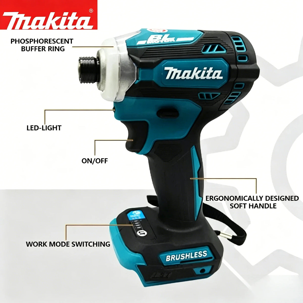 Makita TD171 Brushless Impact Driver Rechargeable Screwdriver Drills Cordless Power Tools 18V BL Motor Bare Tool Unit Tools