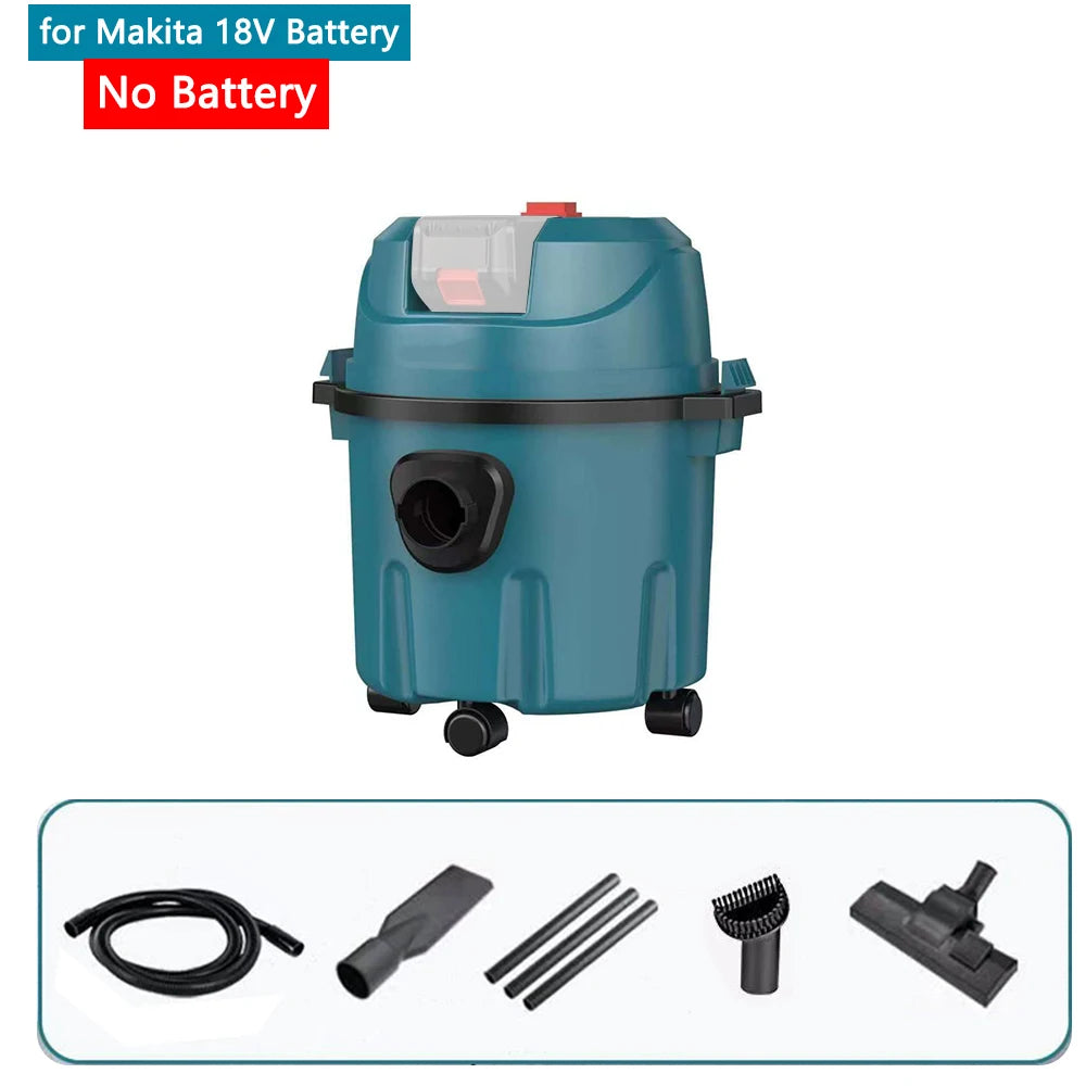 Cordless Vacuum Cleaner For Both Dry And Wet Use Floor Car Pet Hair HighPower Multifunction Clean Tool Fit Makita 18V No Battery