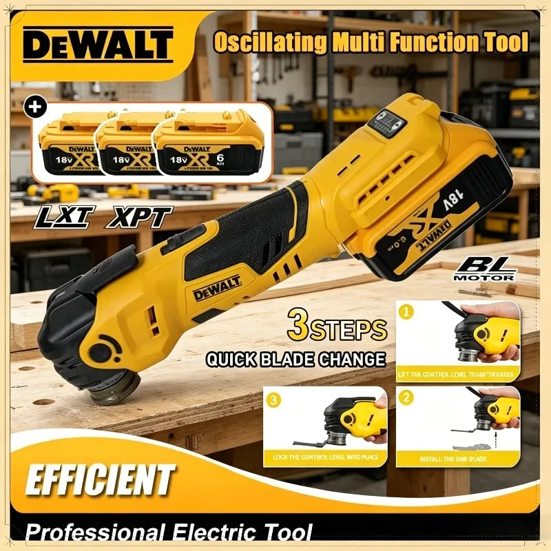 Dewalt Tool Electric Trimmer Tool Multifunction Vibration Power Tools Trimmer Oscillating For 18V Battery Tool Electric Saw