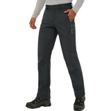 Pioneer Camp Men's Fleece Lined Outdoor Hiking Pants Insulated Waterproof Warm Softshell Windproof Work Pant