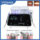 VVDental Air Polisher Ultrasonic Sandblaster Periodontal VRNQ6 Oral Therapy System 6 In 1 Air Flow Polishing Teeth Cleaning Tool