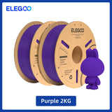 ELEGOO 1.75mm PLA+ Filament 2KG Set Plastic 3D PLA for Most FDM 3D Printers Dimensional Accuracy +/- 0.02mm 2pcs*1kg PLA+ Set