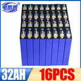 New Grade A LiFePO4 3.2V 32Ah Lithium Iron Phosphate Battery DIY 12V 24V 48V Motorcycle Motor Modification and Charging Battery