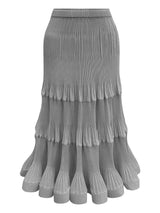 Pleated T-Shirt Top 2026 Summer New Ruffled Sleeveless Vest Simple Elegant Fashion Cake Skirt Elegant Women Travel Outfit