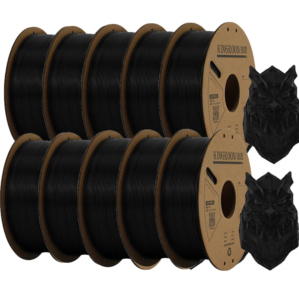 KEEPANG PLA Filament 1.75mm 3D Printer Filament 5/10Rolls 3D Printing Plastic Material 100% No Bubble for FDM 3D Printer MIX