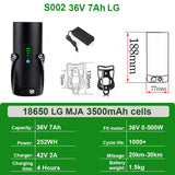 Mini Bottle EBike Battery 36V 10.5Ah 9Ah 48V 7Ah San-yo 18650 Li-ion Battery Pack for Bafang TSDZ2 250W 350W 500W Motor