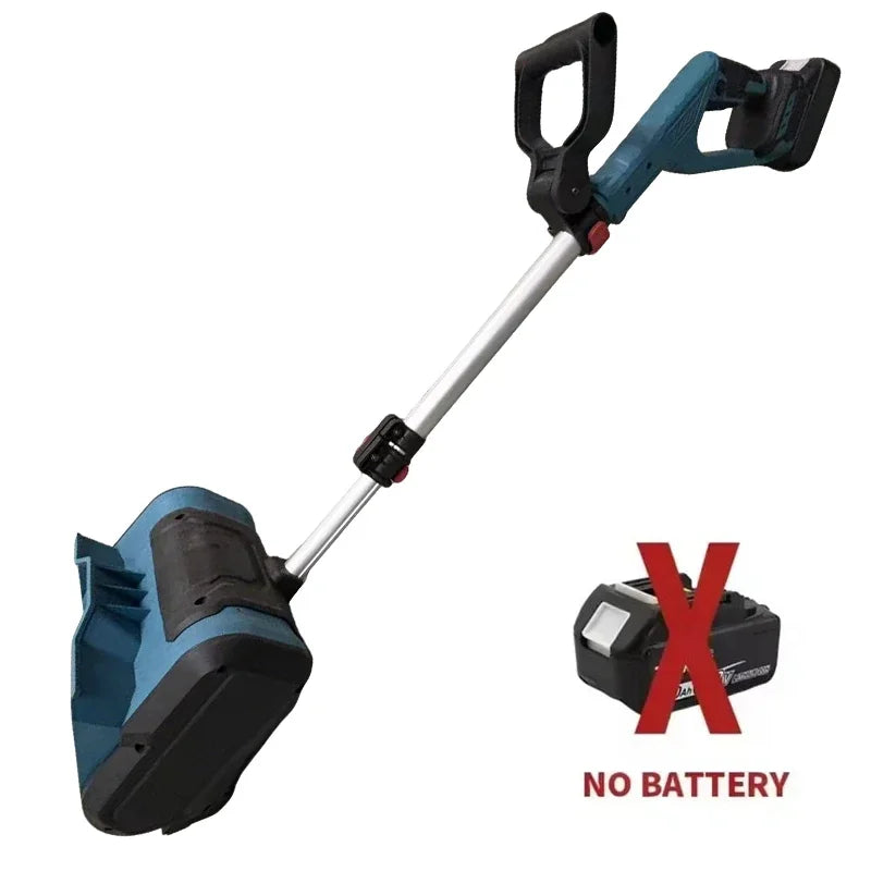 Makita Cordless Snow Shovel Snow Blower Shovel Carbon Steel ABS 21V Cold Resistant Safety with Batteries and for Patio