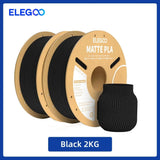 ELEGOO Multiple-Color Matte PLA Filament 1.75mm 2KG/4KG/5KG/10KG For EU US