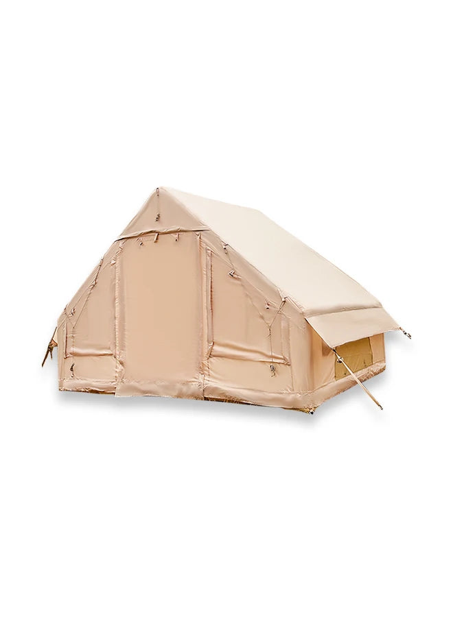 PAKICETUS Inflatable Camping Tent Luxury Glamping Tent with Roof Window Carry Bag Easy Setup Outdoor Tent for Family Weekend Trip Group Gathering, 4/6/8/10/12 Person