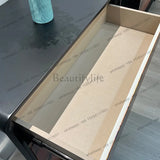 D14 Medieval ink bamboo solid wood bucket cabinet, living room storage, bedroom decorative storage cabinet