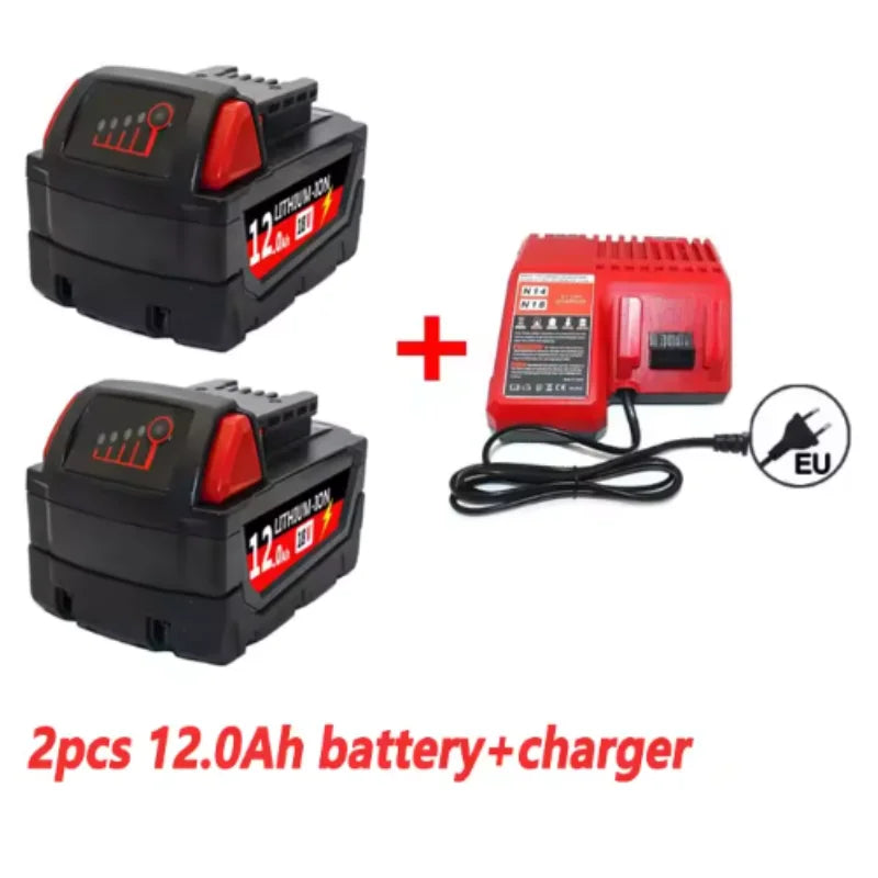 9.0Ah/12.0Ah/6.0A M18 18V Replacement For Milwaukee M18B5 XC Li-ion battery Charger, BR, 48-11-1815 2604-20 48-11-1850 charger