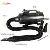 Pet Hair Dryer 2200W Double Motor Wall-mounted Vertical Stand Holder Rack Support Large Small Dog Cat Grooming Blower Super Wind