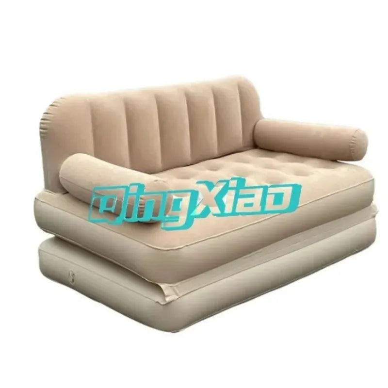 Automatic Inflatable Sofa Bed With Built In Pump Portable Foldable Lazy Air Mattress For Camping Tent Home Outdoor Use