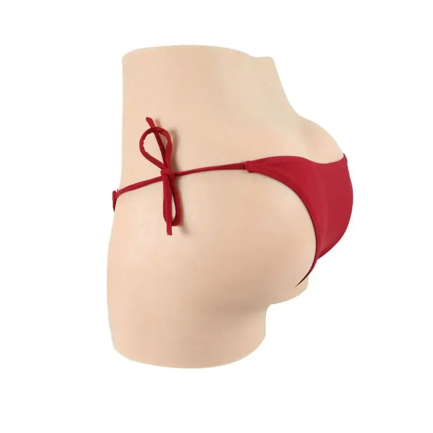 Lifelike Silicone Fake Butt Pants with Vagina Insert Crossdresser Hip Enhancer Realistic Texture for COSPLAY Drag Queen