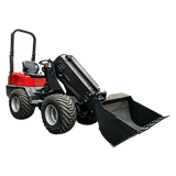 Customized cost-effective sliding loader for earthwork handling, mini loader for snow cleaning, telescopic arm loader for sale