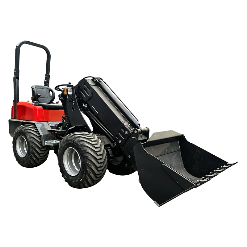 Customized cost-effective sliding loader for earthwork handling, mini loader for snow cleaning, telescopic arm loader for sale