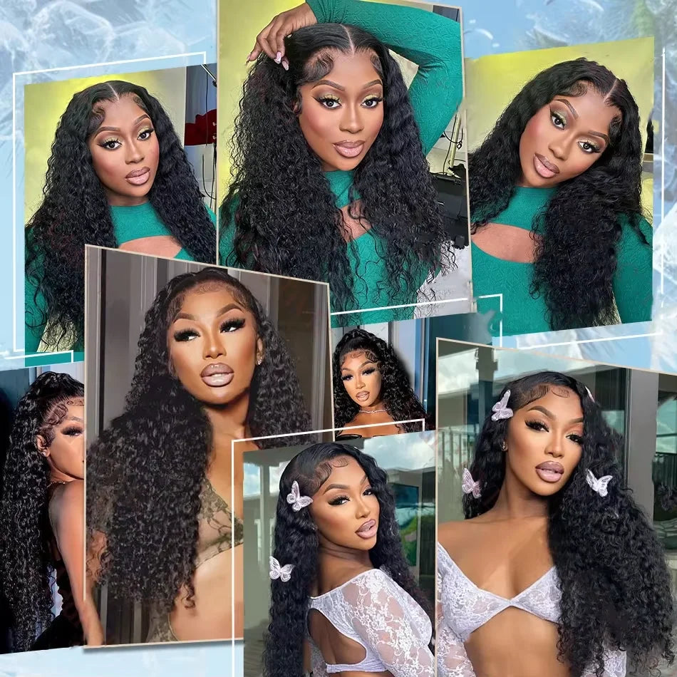 Human Hair Bundles With Closure Brazilian Kinky Curly Raw 3 4 Bundles With 4x4 5x5 HD Lace Closure Weave With 13x4 Frontal