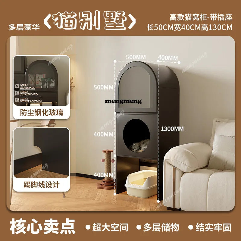 Cat nest Pet products Storage integrated locker Household indoor cat villa Sofa side locker