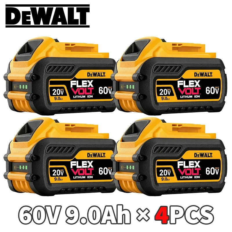 100% Original Dewalt 20V Battery 2AH 9AH Li-Ion Replacement Battery Charger Combo DCB202 DCB609 DCB209 DCB206 Power Tool Battery