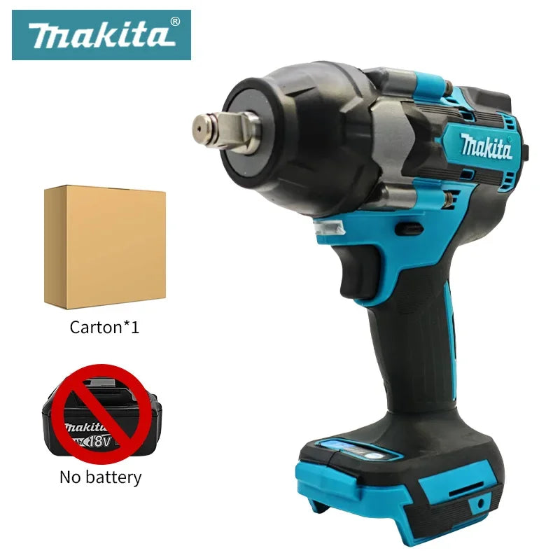 Makita DTW700 18V Brushless Impact Wrench Bare Unit 1/2' Square Drive Cordless Lithium Ion Tool for Repair And Screwdrive