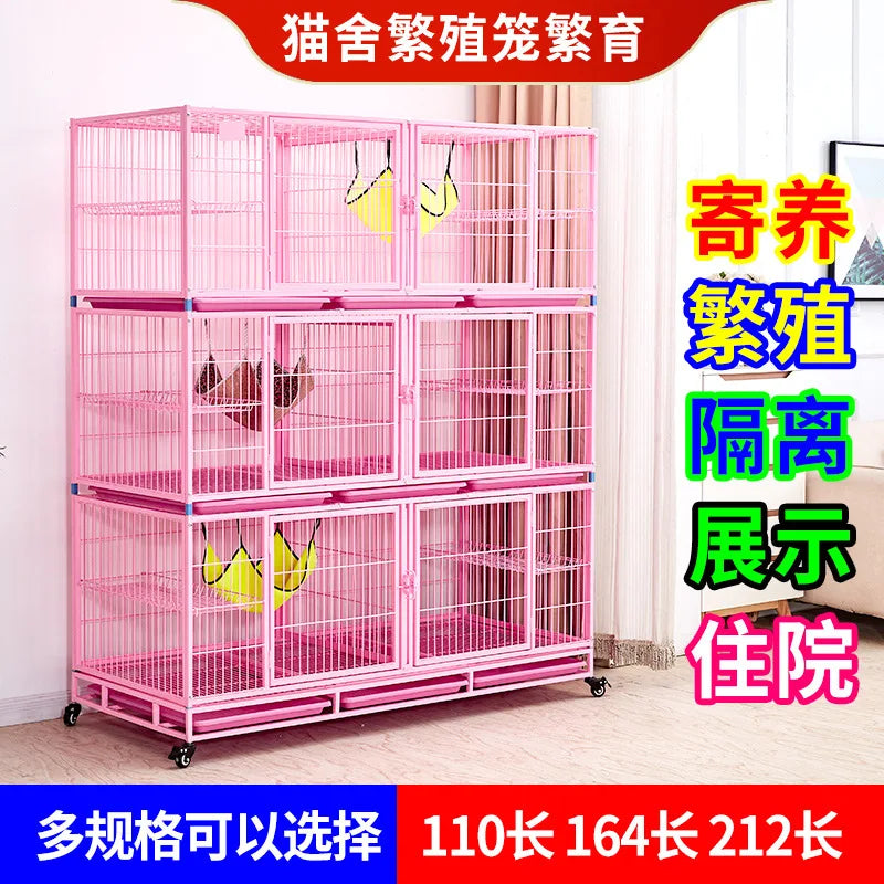 Cat cage Pet foster cage Inpatient cage Isolation cage Multi-layer cat cage Display cage
