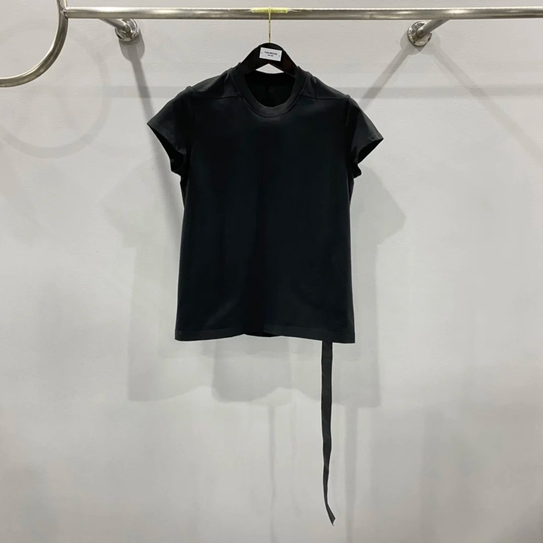 Owen Seak Women's Cotton Tee Slim Fit White Gothic Streetwear Luxury Design T Shirt Black Women Shirts