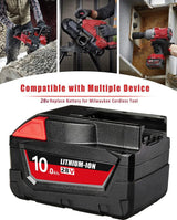 12.0Ah M28 Battery Li-Ion Replacement Battery For Milwaukee 28V M28 48-11-2830 0730-20 Tool battery