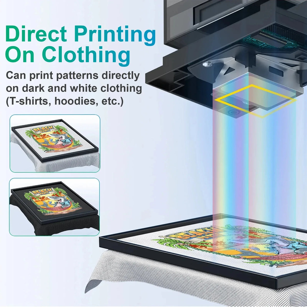 Sihao A3 DTG Printer L805 DTG Flatbed Printer Direct Print to Clothes T-shirt Printing Machine A3 DTG Direct to Garment Printer