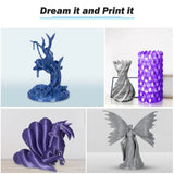 Geeetech Sparkly PLA Filament 1kg 1.75mm 3D Printer Plastic Material, Accuracy 0.03mm, multiple colour, Fit Most FDM Printer