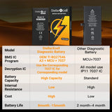 StellarXcell Diagnostic Battery No Pop Up Message Run Diagnose for IPhone12 13Pro 14Plus15Promax Battery 100% Healthy With Tools