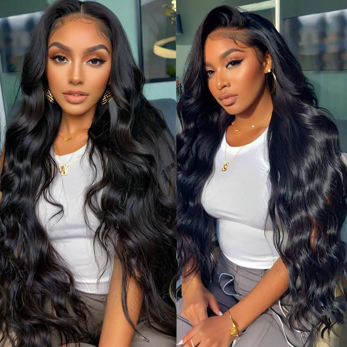 30 40 Inch Body Wave 13x6 HD Lace Frontal Wigs Human Hair 13x4 Lace Front Wigs 4x4 5x5 360 Brazilian Pre Plucked Lace For Women