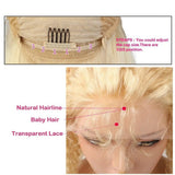 30 Inch 613 Lace Front Wig Human Hair Blonde Wig Human Hair 613 Deep