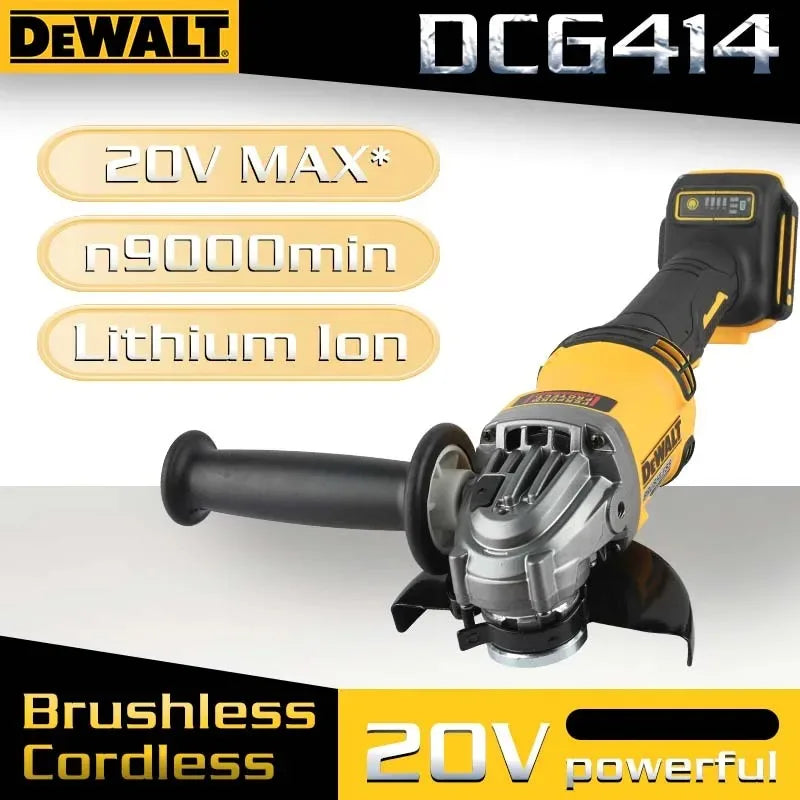 DeWalt handheld high-power lithium battery angle grinder, multi-functional industrial cutting/polishing/grinding machine