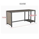 SM new home new wood computer desk workbench desk aluminum profile rectangular table