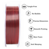 Geeetech 5Kg Three Tri Color Silk PLA Filament , 3D Filament 1,75 mm Spool Wire  (+/-0.03mm) Vacuum packaging, special color