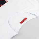 CH Women's Short-Sleeved T-Shirt, with a Round Neckline and Featuring a Red Floral embroidery Design, a Casual Everyday Top