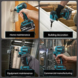 2025 Makita DTD173 bule 18v Brushless Lithium-ion Impact Driver Power Tool Multifunctional Tool, Drill Bit, Power Tool