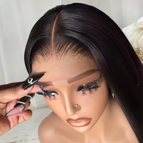 13x4 13x6 HD Lace Frontal 5x5 Closure Wigs | 40 42 Inch Bone Straight