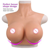 Thin Silicone Fake Boobs Breast Forms Breastplate for Cosplay Dragqueen Crossdressing Crossdresser