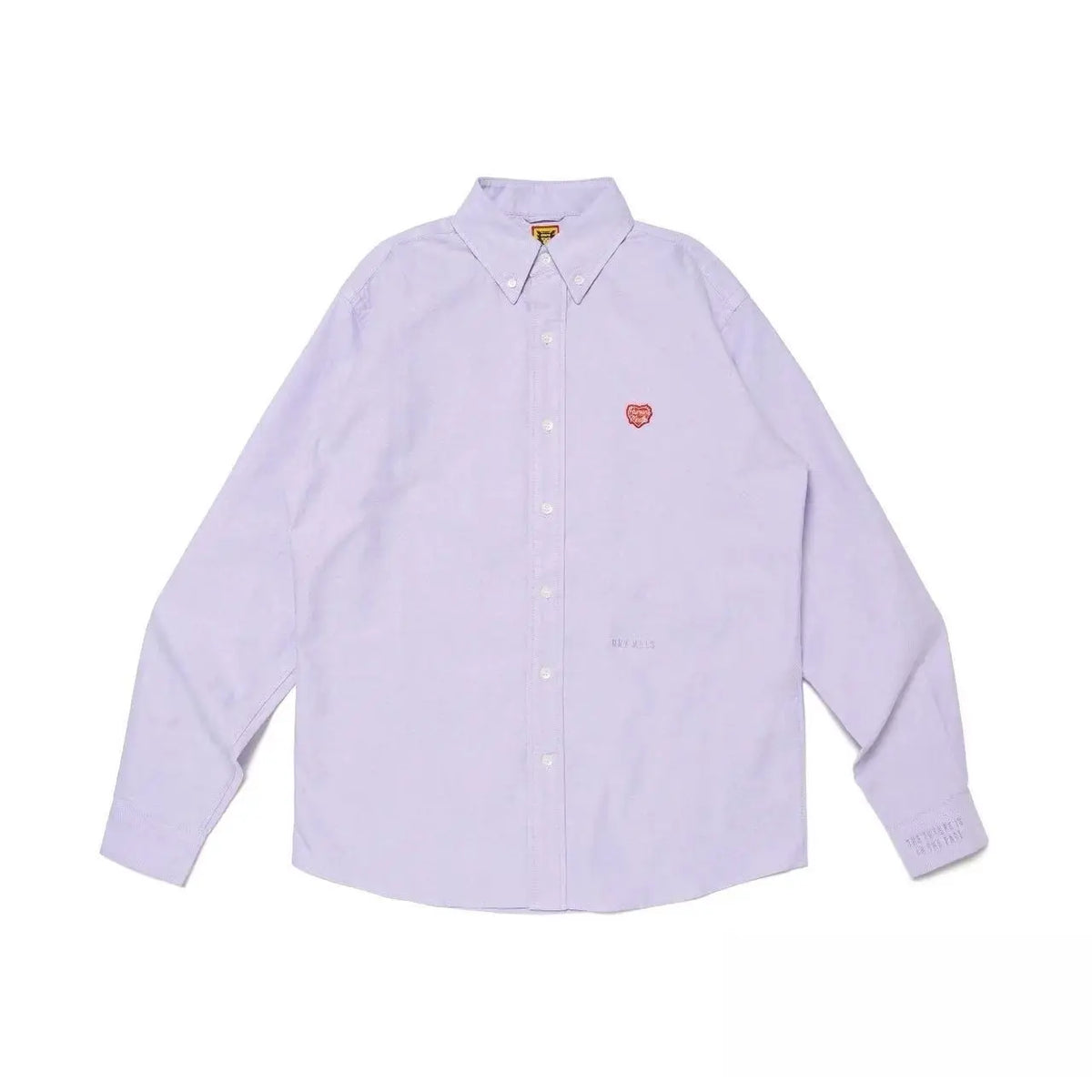 Humanmade Oxford Long Sleeve Shirt Autumn City Boy Casual Embroidered Unisex Top