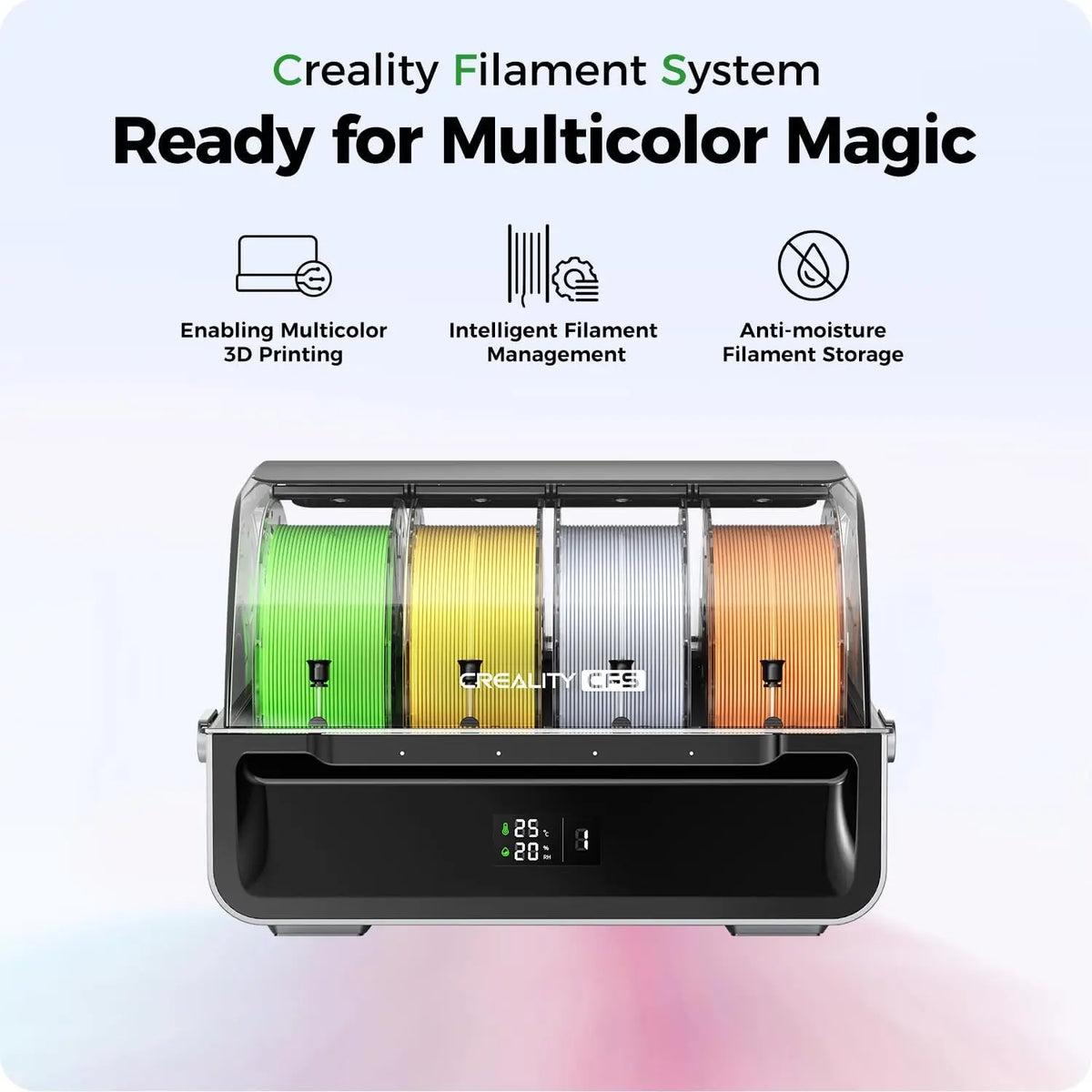 CREALITY 3D CFS 4X Multi-Color Printing Add-On Kit Filament System Applicable To 3D Printer K2 PLUS/Creality HI 3d Printer Parts