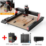 Twotrees 3-Axis/4-Axis CNC Router Milling Cutting Machine TTC450 PRO  Jewelry Engraver For Wood Acrylic PCB PVC MDF Metal