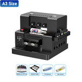 A3 UV DTF Printer for A3/A4 L805 UV Flatbed Printer A4 UV Printer Machine For Varnish Print Metal Acrylic Wood Sticker Printer