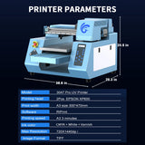A3 UV DTF Printer For Epson XP600 Printer head A3 UV Printer for Acrylic Bottle Glass With Laminator machine uv sticker printer