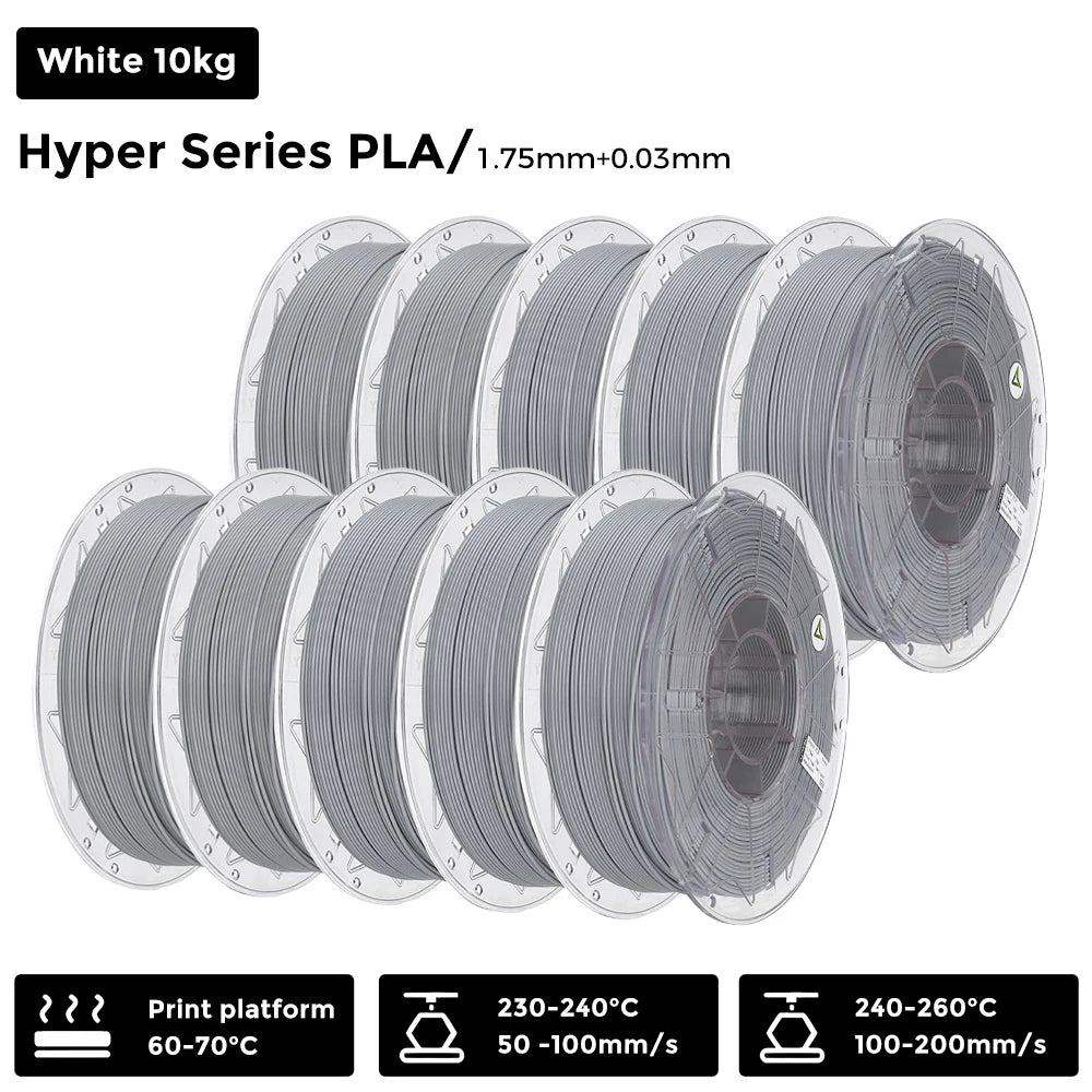 Creality Hyper PLA RFID Filament 1.75mm 1KG High-speed Printing Comes with A Built-in Chip To Recognize Colors for K2 Plus Combo