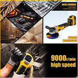 Dewalt 125MM DCG406 Cordless  Angle Grinder 9000RPM Cutting Machine Polishing Machine Tool For 20V Lithium Batteries