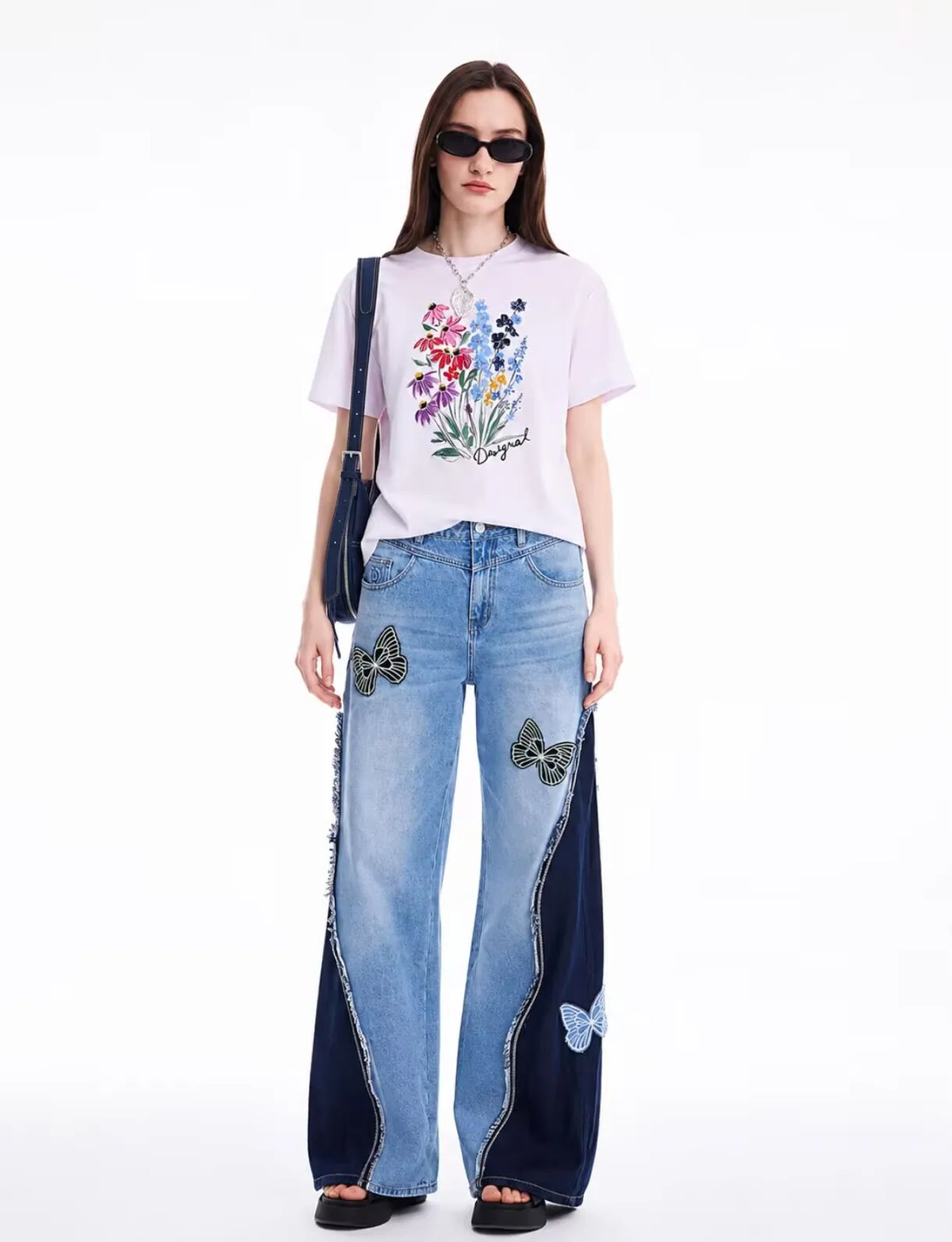 Spain New Fashion Comfortable Stretch Slim, Loose Stripes and Other Short-Sleeved T-Shirts